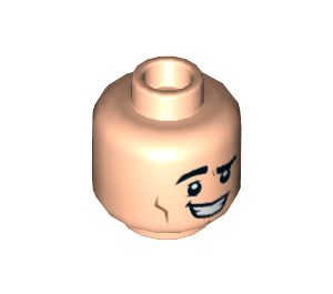 LEGO Joey Tribbiani Minifigure Head (Recessed Solid Stud) (3626 / 66381)