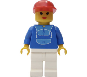 LEGO Jogger with Jogging Suit, Red Cap Minifigure