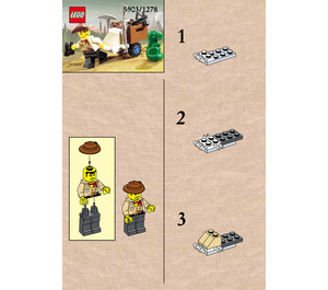 LEGO Johnny Thunder en Baby T 5903 Instructions