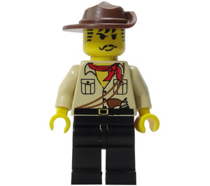 LEGO Johnny Thunder (desert) minifiguur