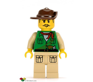 LEGO JOHNNY THUNDER WITH BLASTER AND BINOCULARS MINIFIGURE NEW ORIGINAL 