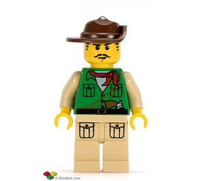 LEGO Johnny Thunder (expedition) with Pockets Minifigure