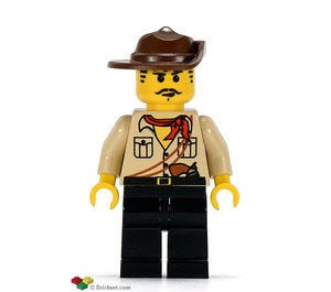 LEGO Johnny Thunder з Desert вбрання Мініфігурка