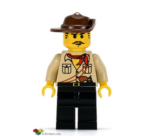 LEGO Johnny Thunder mit Desert Outfit Minifigur