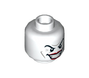 LEGO Joker Minifigure Head (Recessed Solid Stud) (3626 / 65961)