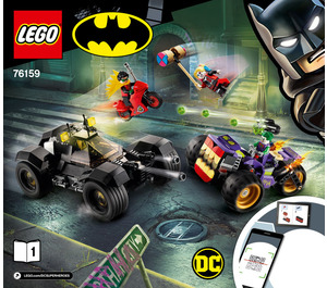 LEGO Joker's Trike Chase 76159 Instrukce