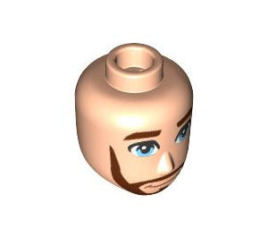 LEGO Jonathan (Denim Shirt) Male Minidoll Head (28649 / 101160)