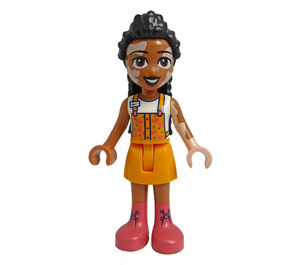 LEGO Jordin (Bright Light Orange Apron Haut) Figurine