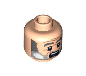 LEGO Joshamee Gibbs Kopf (Einbau-Vollbolzen) (3626 / 96308)