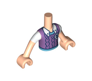 LEGO Julian with Lavender Vest Friends Torso (Boy) (73161 / 92456)