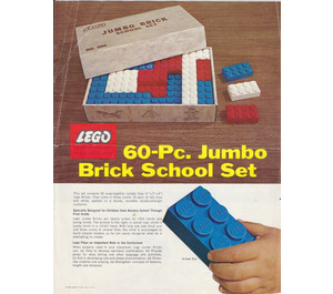 레고 Jumbo Brick School Set 060-3