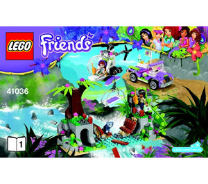 LEGO Jungle Bridge Rescue Set 41036 Instructions