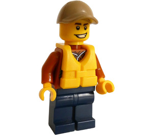 LEGO Jungle Exploration Man met Reddingsvest Minifiguur