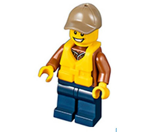 LEGO Jungle Exploration Man with Life Jacket Minifigure
