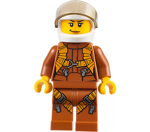LEGO Jungle Exploration Woman Pilot minifiguur