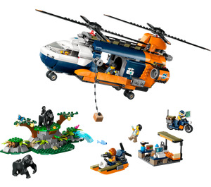 LEGO Jungle Explorer Helicopter at Base Camp Set 60437