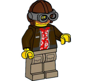 LEGO Dschungel Explorer Pilot Minifigur