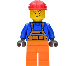 LEGO Juniors Demolition Site Worker Minifigur