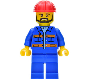 LEGO Juniors Demolition Site Worker Minifigura