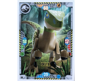 LEGO Jurassic World Trading Card Game (Polish) Series 1 - # 13 Delta