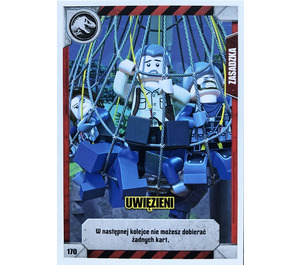 LEGO Jurassic World Trading Carta Game (Polish) Series 1 - # 170 Uwięzieni