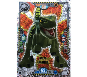 LEGO Jurassic World Trading Card Game (Polish) Series 1 - # 19 Napad Charlie