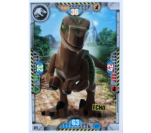 LEGO Jurassic World Trading Card Game (Polish) Series 1 - # 21 Echo