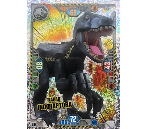 LEGO Jurassic World Trading Card Game (Polish) Series 1 - # 39 Napad Indoraptora