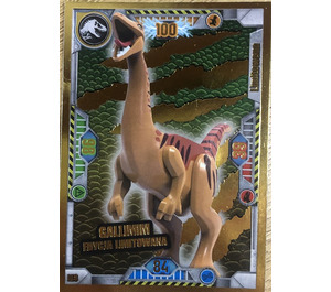 LEGO Jurassic World Trading Card Game (Polish) Series 1 - # LE8 (Edycja Limitowana) Gallimim