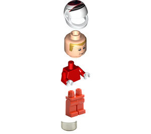 LEGO K. Raikkonen met Helm minifiguur