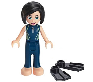 LEGO Kacey, Dark Blue and Sand Green Wetsuit Minifigure