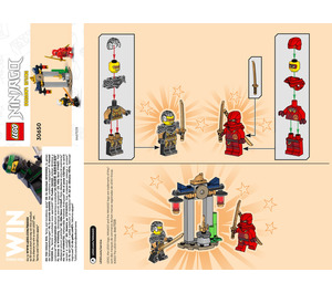 LEGO Kai and Rapton's Temple Battle Set 30650 Instructions
