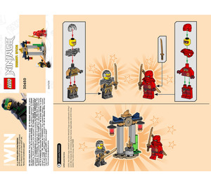 LEGO Kai and Rapton's Temple Battle 30650 Instrucciones