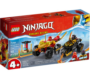 LEGO Kai and Ras's Car and Bike Battle Set 71789 Packaging