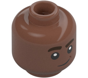 LEGO Kai Brightstar Minifigure Head (Recessed Solid Stud) (3274 / 104272)