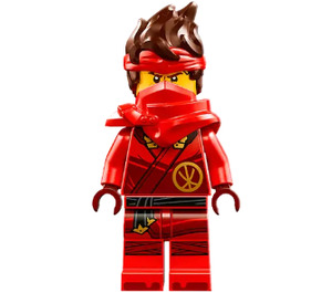 LEGO Kai - Dragons Rising med Hår og Skulderrustning med Wrap Minifigur