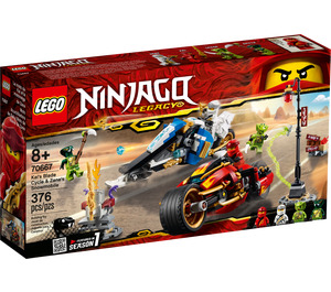 LEGO Kai's Klinge Cycle & Zane's Snowmobile 70667 Packaging