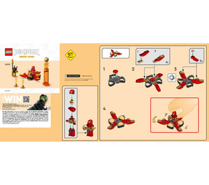 LEGO Kai's Drachen Power Spinjitzu Flip 71777 Instructions