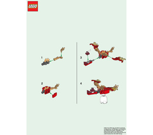 LEGO Kai's Dragon Set 891613 Instructions