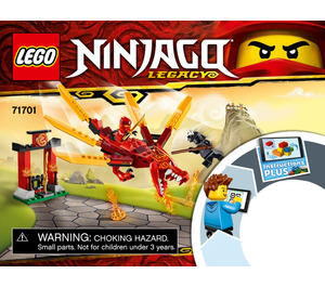 LEGO Kai's Fire Dragon 71701 Byggeinstruksjoner