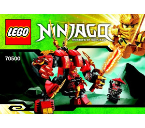 LEGO Kai's Fire Mech Set 70500 Instructions