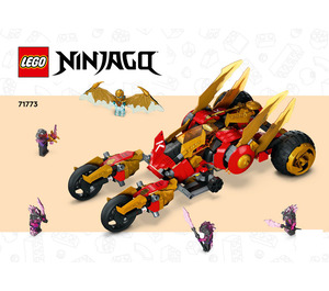 LEGO Kai's Golden Dragon Raider  71773 Instrucciones