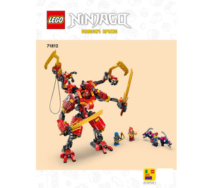 LEGO Kai's Ninja Climber Mech 71812 Instructions
