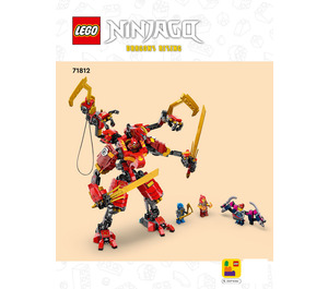 LEGO Kai's Ninja Climber Mech Set 71812 Instructions