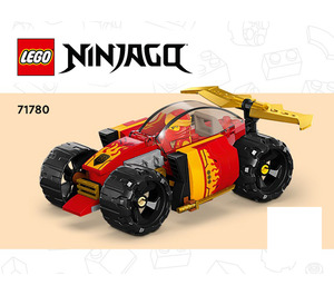 LEGO Kai's Ninja Race Car EVO Set 71780 Instructions