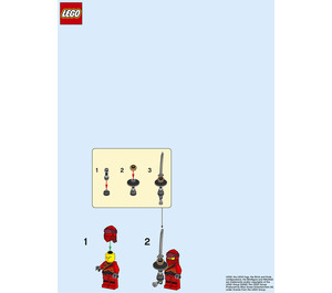 LEGO Kai Set 891955 Instructions