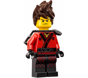 LEGO Kai med Spikar Hår Minifigur och Silver Katana Hållare