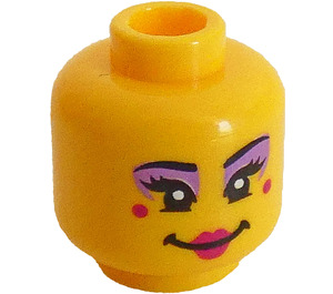 LEGO Karaoke Mermaid Head (Recessed Solid Stud) (3626)