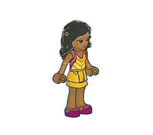 LEGO Kate with Orange and Tan Dress Minifigure