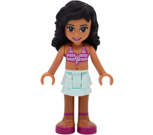 LEGO Kate with Pink Bikini Top and Purple Sandals Minifigure